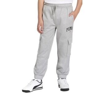 PUMA Youth Jogger, Gray, Small (7/8). Puma Sports Moisture Wicking. New